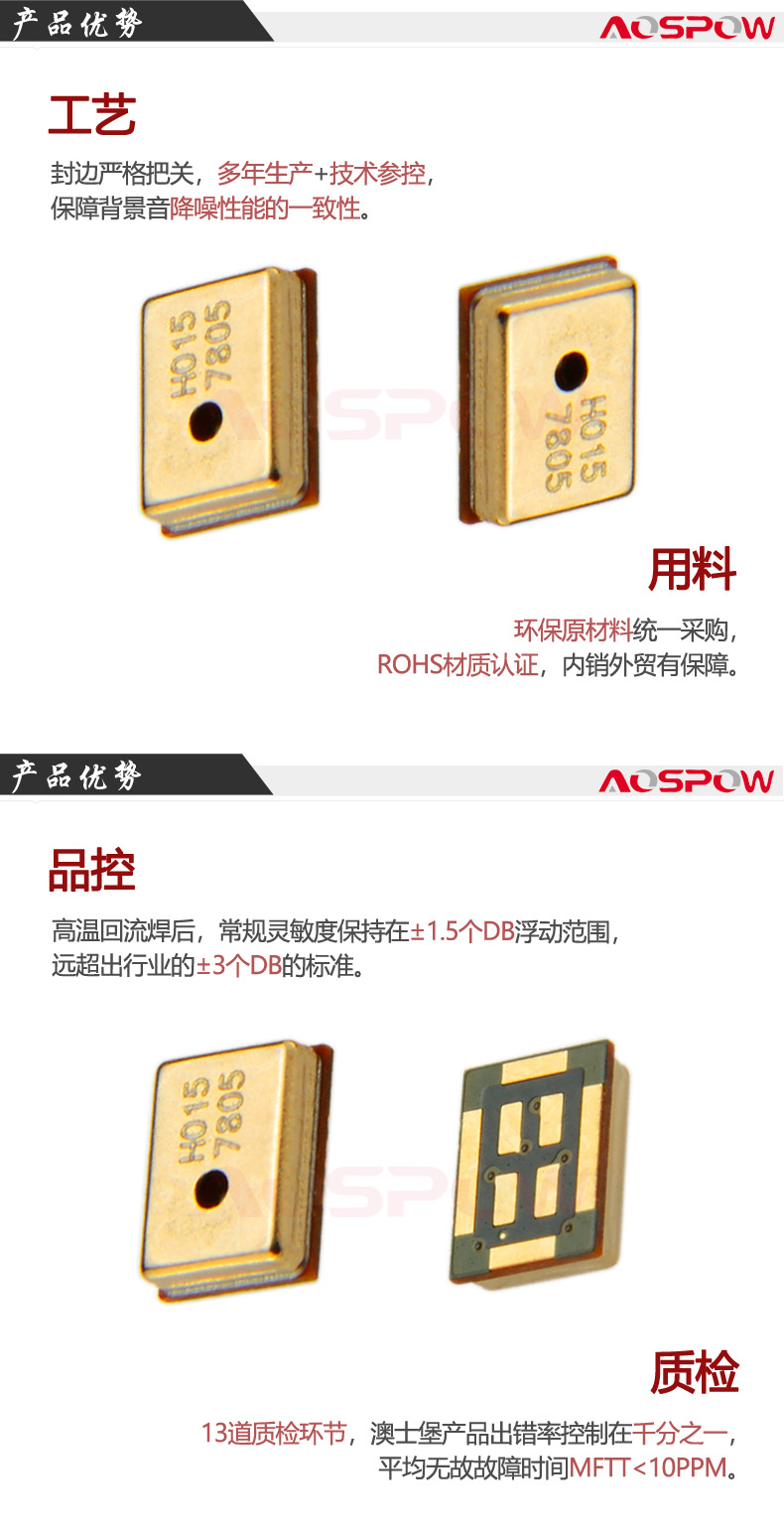 4030硅咪產(chǎn)品優(yōu)勢