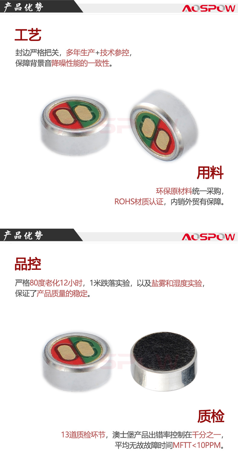 4015咪頭產(chǎn)品優(yōu)勢